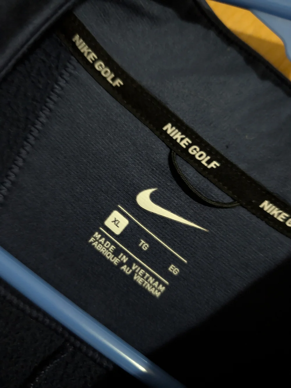 Nike Navy Blue Quarter-Zip Performance Pullover